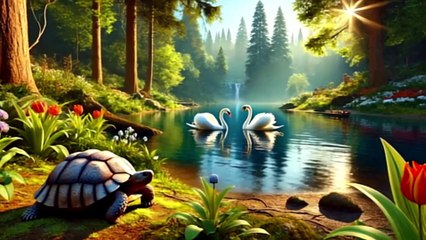 The Tortoise and the Swans | Classic Moral Tale | Animated Fable for All Ages