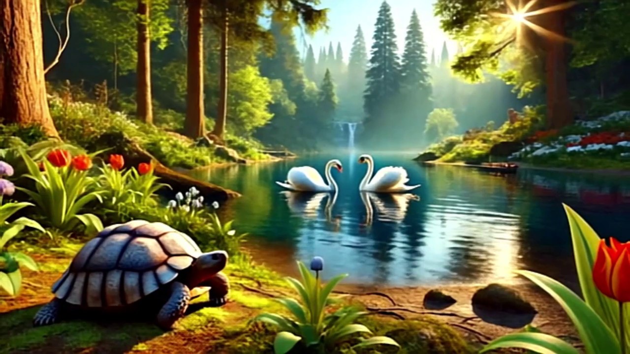 The Tortoise and the Swans | Classic Moral Tale | Animated Fable for All Ages