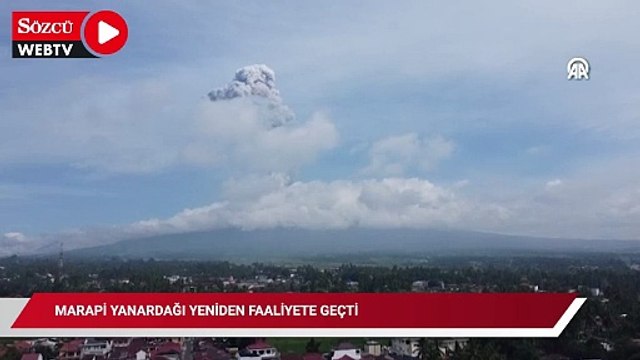 Endonezya'daki Marapi Yanardağı yeniden faaliyete geçti