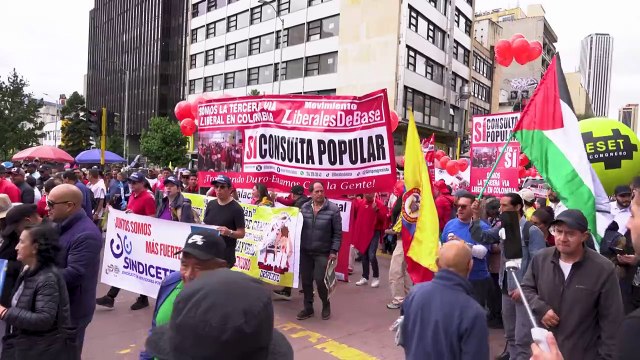 Petro convoca movilizaciones en Colombia tras rechazo del Senado a su consulta popular
