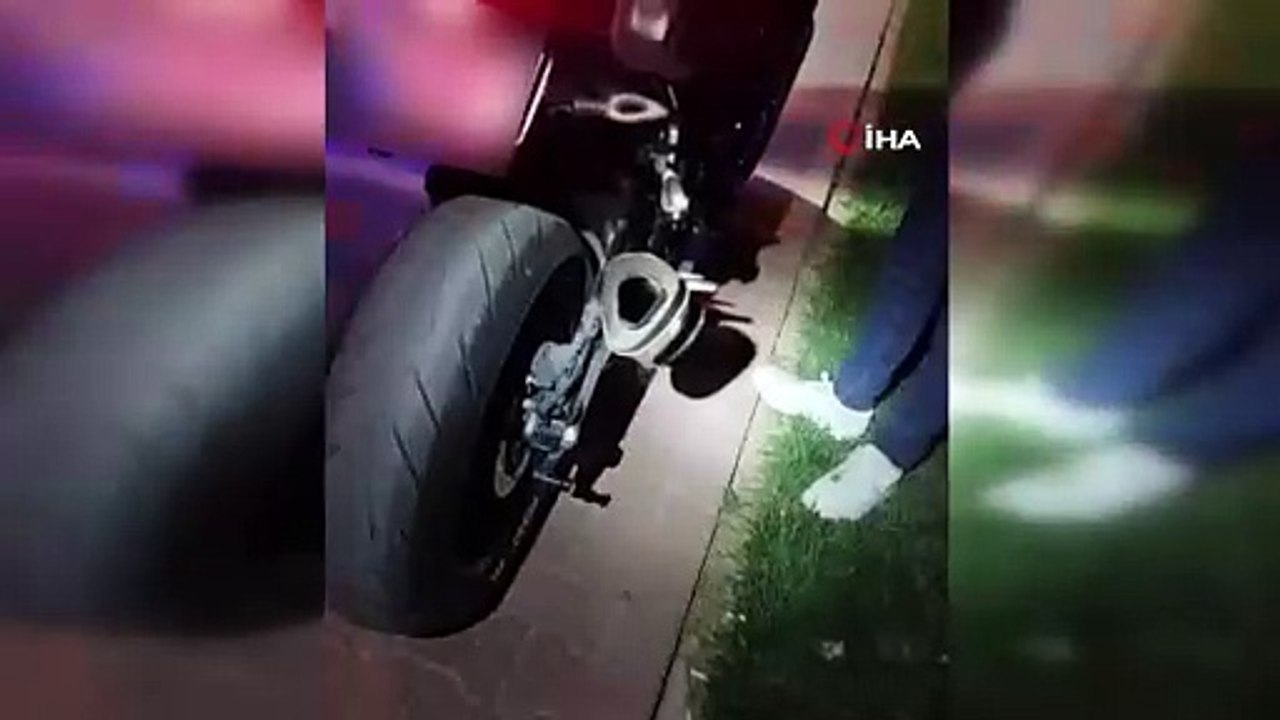 Konya polisinden motosikletlere sıkı denetim