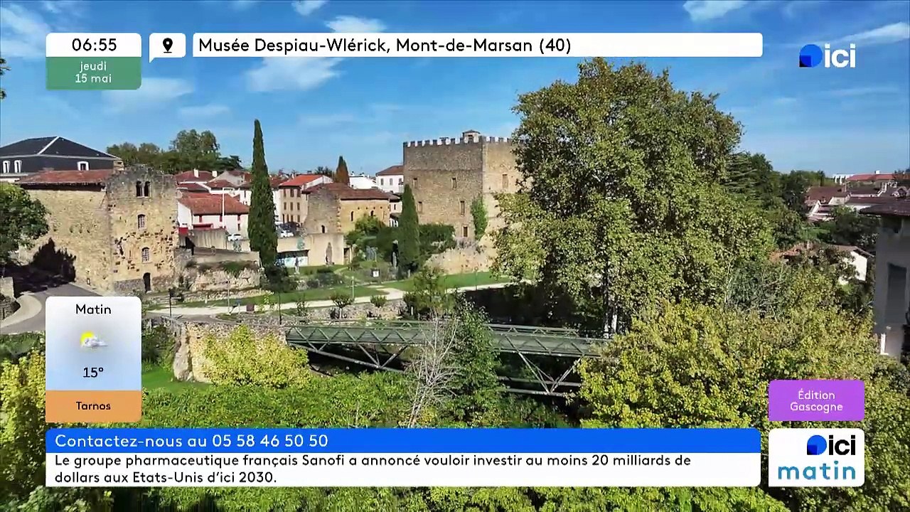 15/05/2025 - ici matin par ici Gascogne en vidéo