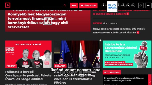 Любой может стать мишенью нового закона об иноагентах в Венгрии