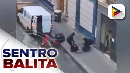 Pagtakas at pagpupumiglas ng anak at apo ng isang French Crypto boss sa mga kidnapper, huli cam