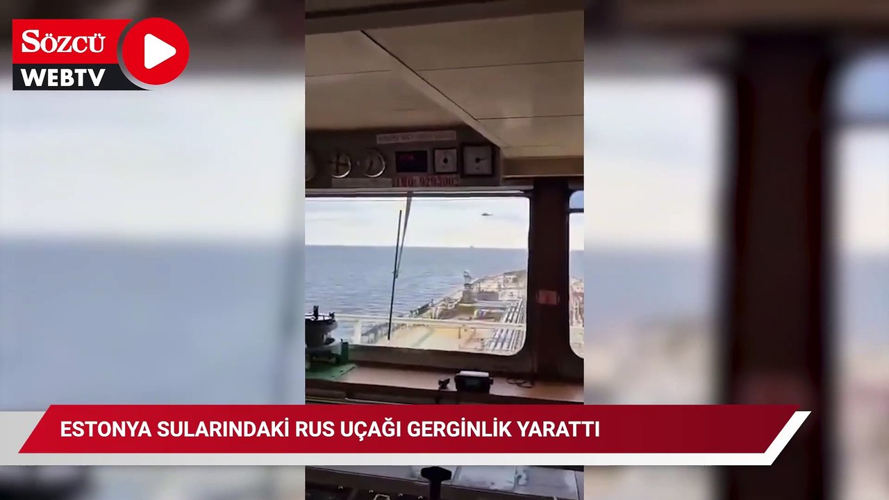 Estonya sularındaki Rus uçağı gerginlik yarattı