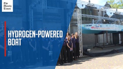 Dutch students launch hydrogen boat to 'inspire shipping industry'
