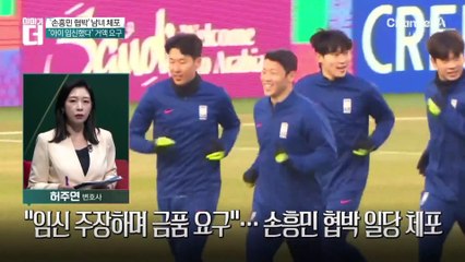 ‘임신 폭로’ 협박 일당 체포…손흥민 측 “선처 없다”