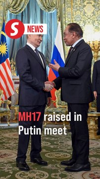 Anwar raises MH17 issue with Putin during Moscow visit