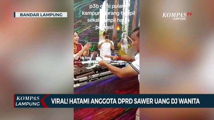 Viral! Hatami Anggota DPRD Sawer Uang DJ Wanita