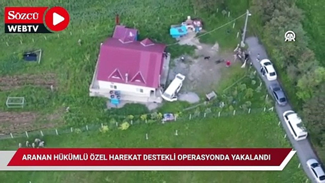 Aranan hükümlü özel harekat destekli operasyonda yakalandı