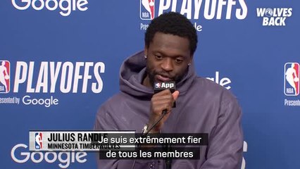 Timberwolves - Randle : "Extrêmement fier de tous les membres de cette équipe"