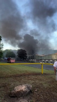 Around 30 firefighters and seven fire engines spent around five hours battling a large industrial fire in Telford on Wednesday night.