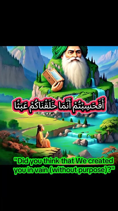 Surah Al-Mu’minun (23:115–118):