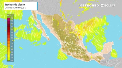 Se mantiene la vigilancia por vientos fuertes en el Norte de México