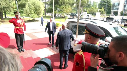 Starmer meets Albanian president in Tirana