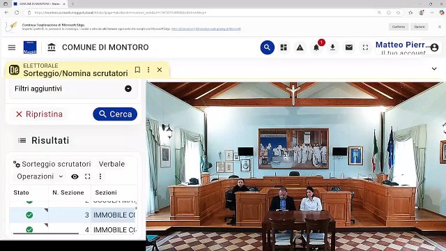 Montoro (AV) - Referendum Abrogativi 2025 - Sorteggio Scrutatori Seggi Elettorali (15.05.25)