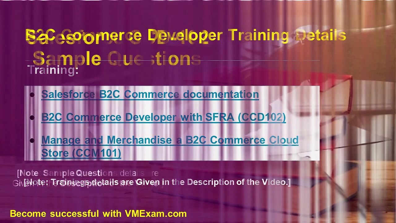 CCD-102 | Salesforce B2C Commerce Developer | How to Prepare