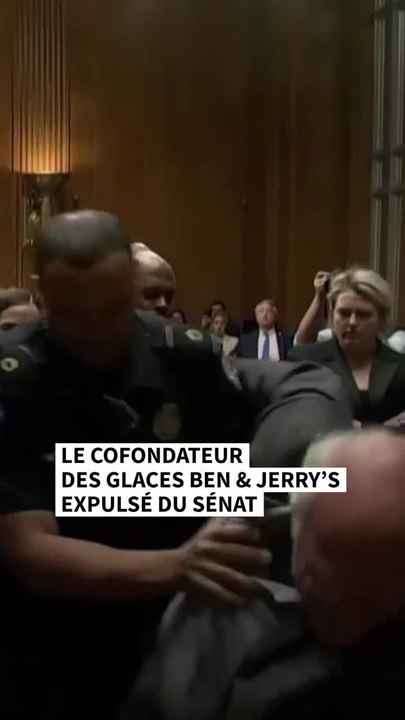 Le cofondateur des glaces Ben & Jerry's expulsé du Sénat américain