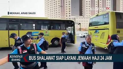 Bus Shalawat Mulai Beroperasi 24 Jam Antar-Jemput Jemaah Haji di Mekah