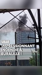 Incendie Impressionnant à Euralille : Les Pompiers Interviennent Rapidement 🔥