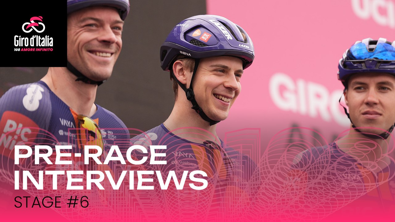 Giro d'Italia 2025 | Stage 6: Pre-race interviews