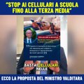 Morelli - Stop ai cellulari a scuola fino alla terza media (15.05.25)