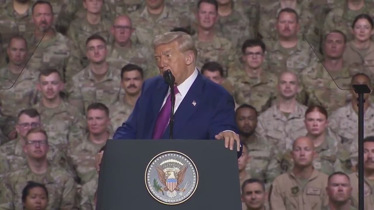 Trump Delivers Heartfelt Message to American Troops in Qatar