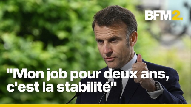 La prise de parole d'Emmanuel Macron devant les investisseurs