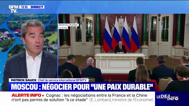 Guerre en Ukraine: l' objectif des discussions avec l'Ukraine est d' instaurer une paix durable , assure le Kremlin