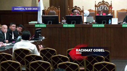 Hakim Tanya Rachmat Gobel soal Impor Gula di Sidang Tom Lembong