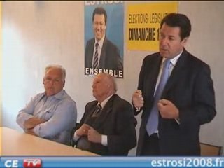 Législatives La roquette sur var Christian Estrosi 2008