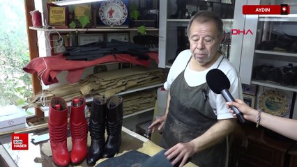 Aydın’da körüklü çizme ustası, yetiştirecek çırak bulamıyor