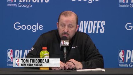 Knicks - Thibodeau : ''Nous n'avons pas bien joué''