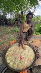 Eating bush meat every day