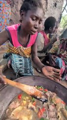 Eating bush meat every day