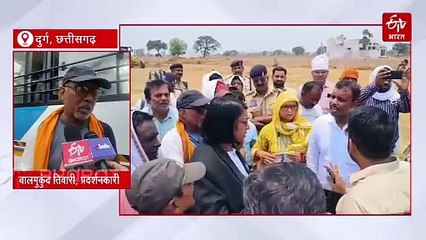 भारतमाला प्रोजेक्ट में मुआवजे को लेकर ग्राम धनोरा में बड़ा विरोध प्रदर्शन, ग्रामीणों का हंगामा