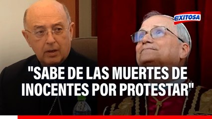Papa León XIV tiene conocimiento de muertes en protestas contra Dina Bolaurte, afirma cardenal Barreto