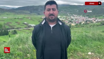 Sivas'ta ayıyı görüntülemek isterken canından oluyordu