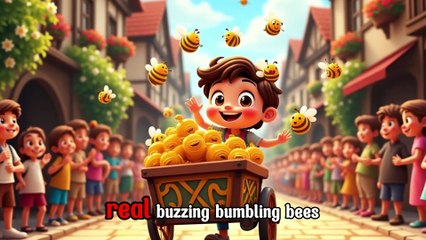 The Bee Seller 🐝🌸  Moral Story for Kids  Learn English  Bedtime Animated Story