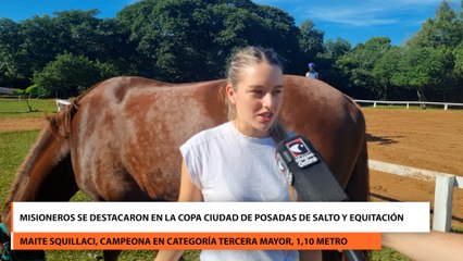 Misioneros se destacaron en la copa ciudad de posadas de salto y equitación