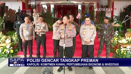 Polisi Gencar Tangkap Preman, Kapolri: Komitmen Kawal Pertumbuhan Ekonomi dan Investasi