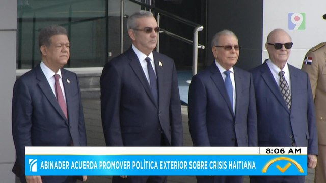 Abinader acuerda promover política exterior sobre crisis haitiana| El Despertador