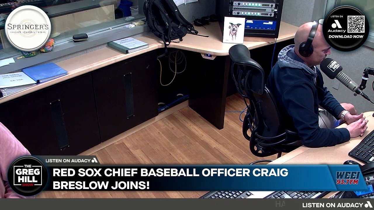 Are Breslow and Cora on the same page when it comes to 1B? Red Sox CBO Craig Breslow joins!