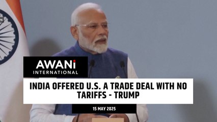 India offered U.S. a trade deal with no tariffs - Trump