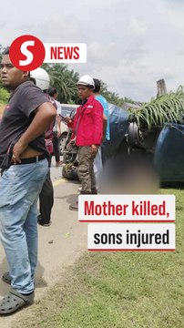 Woman killed, two sons hurt in Gua Musang crash
