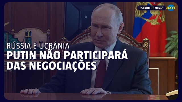 Putin não participará das negociações com a Ucrânia em Istambul