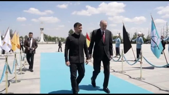Turchia, l'incontro ad Ankara fra Erdogan e Zelensky