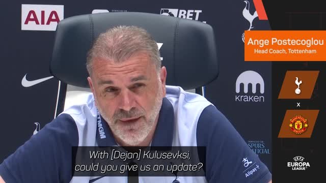 Postecoglou 'gutted' that Kulusevski will miss Europa League final