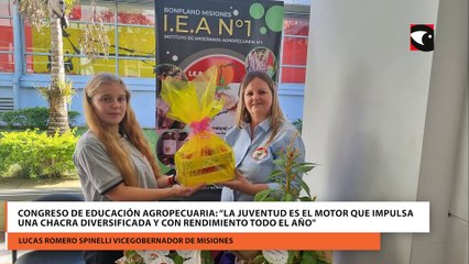 Congreso de Educación Agropecuaria “La juventud es el motor que impulsa una chacra diversificada y con rendimiento todo el año