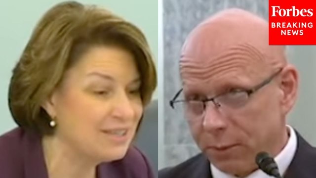 Amy Klobuchar Asks FAA Employee About The Agency’s Hiring Targets For Air Traffic Controllers